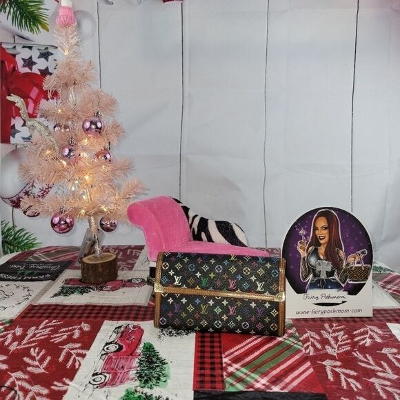 Louis Vuitton Murakami Multicolore Monogram International Wallet Authentic - Picture 1 of 13